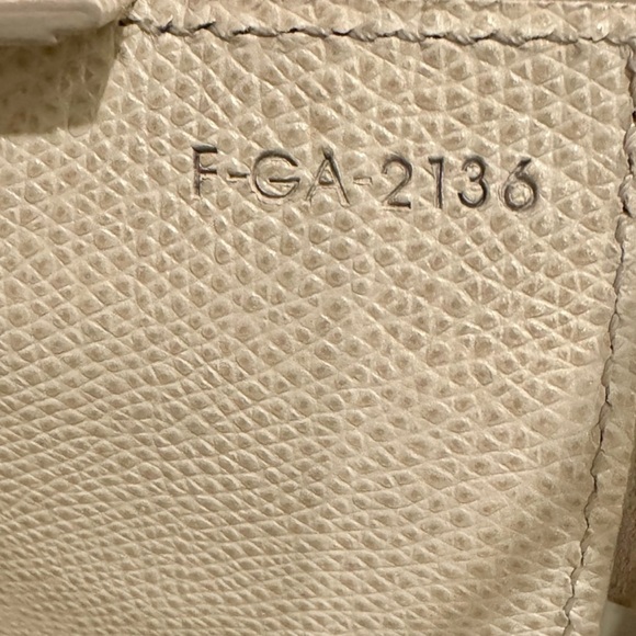 Celine Grained Calfskin Small Vertical Bi-Cabas Cream Red with COA - Picture 9 of 16